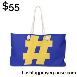 #PrayerPause Golden Gaze Weekender Bag